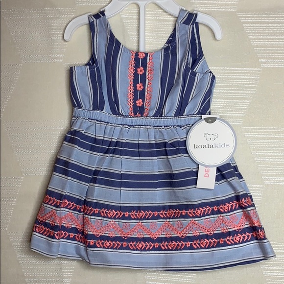 Beautiful Blue striped dress - Picture 1 of 5